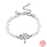 925 Silver Tree Of Life Bracelet for Women Wedding Party
