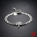 925 Silver Tree Of Life Bracelet for Women Wedding Party