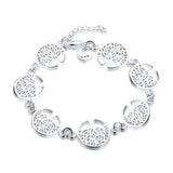 925 Sterling Silver Tree Of Life Charm Bracelet for Women