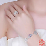 925 Silver Tree Of Life Bracelet Women