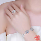 925 Silver Tree Of Life Charm Bracelet - Women's Jewelry Gift