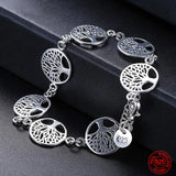 925 Silver Tree Of Life Bracelet Women
