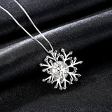 925 Silver Tree Of Life Zircon Pearl Necklace