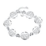 925 Silver Tree of Life Bracelet for Women Birthday Gift