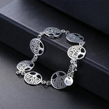 925 Silver Tree of Life Bracelet for Women Birthday Gift