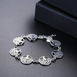 925 Silver Tree of Life Bracelet for Women Birthday Gift