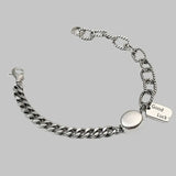 925 Silver Smiling Face Bracelet Women Vintage Fine Jewelry