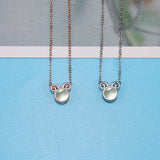 925 Silver 12 Animal Necklace 100 Languages I Love You Projection