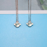 925 Silver 12 Animal Necklace 100 Languages I Love You Projection