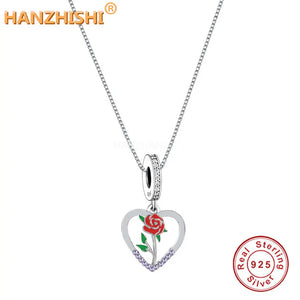 925 Silver Twelve Flowers Seasons Pendant Necklace