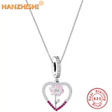 925 Silver Twelve Flowers Seasons Pendant Necklace