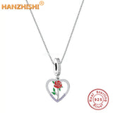 925 Silver Twelve Flowers Seasons Pendant Necklace