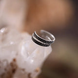 925 Sterling Silver U Clip Earrings Vintage Punk Ear Jewelry
