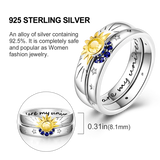 925 Silver Snowfl. Colorful Dragonfly Zircon Ring Women Wedding Gift