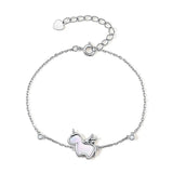 925 Silver Unicorn Charm Bracelet & Bangle Women Girls Gift Jewelry