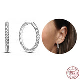925 Sterling Silver Classic Earrings for DIY Making