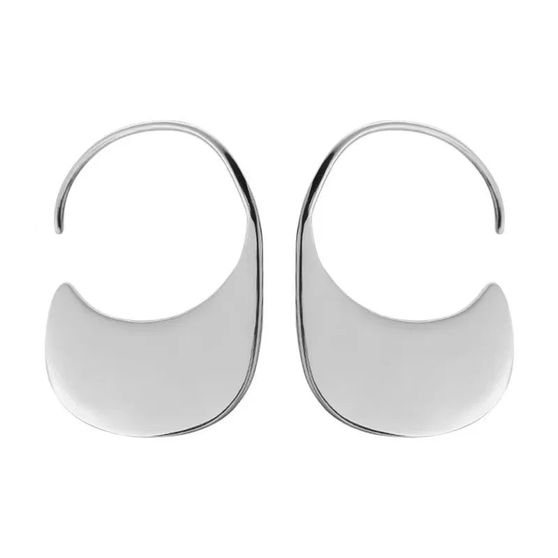 925 Sterling Silver Vintage Big Earrings For Women Earring Jewelry