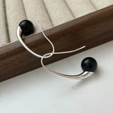 925 Sterling Silver Ball Earrings For Women