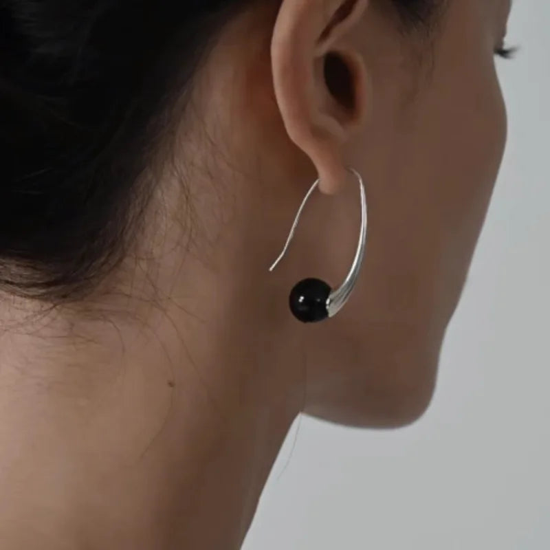 925 Sterling Silver Ball Earrings For Women