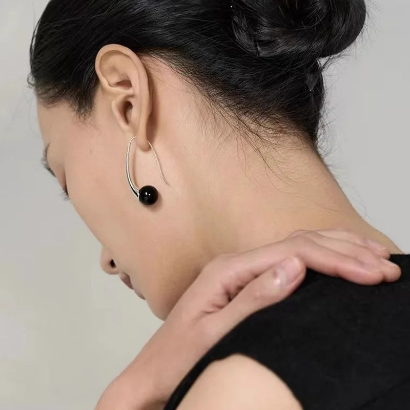 925 Sterling Silver Ball Earrings For Women