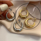 925 Silver Vintage Circle Earrings For Women Party Accessories
