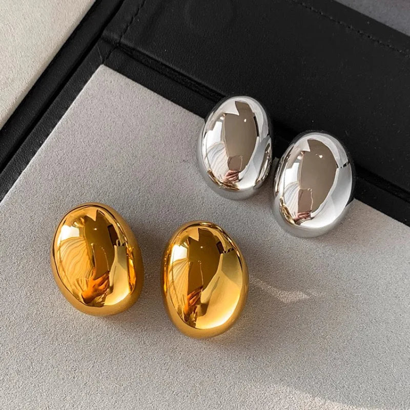 925 Silver Vintage Ball Earrings Women Jewelry Allergy-Free Gift