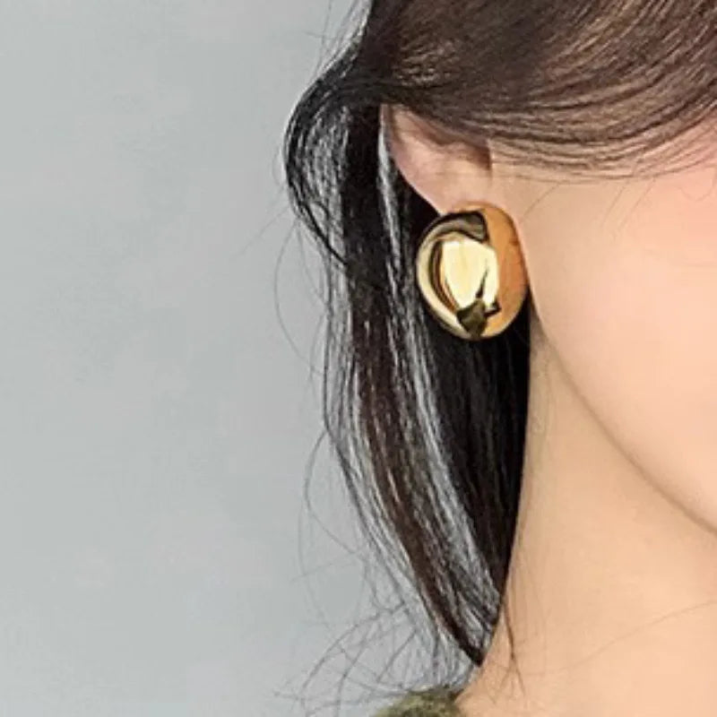 925 Silver Vintage Ball Earrings Women Jewelry Allergy-Free Gift