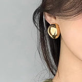 925 Silver Vintage Ball Earrings Women Jewelry Allergy-Free Gift