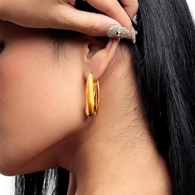 Vintage 925 Silver Women's Long Earrings Jewelry