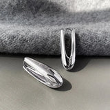 Vintage 925 Silver Women's Long Earrings Jewelry