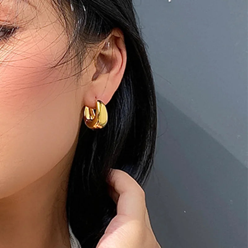 925 Silver Vintage Earrings For Women Allergy-Free Party Accessories