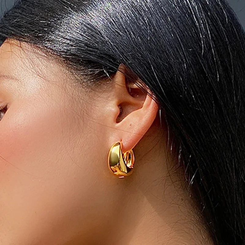 925 Silver Vintage Earrings For Women Allergy-Free Party Accessories