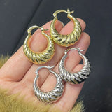 925 Silver Vintage Earrings Strip Jewelry, Gift