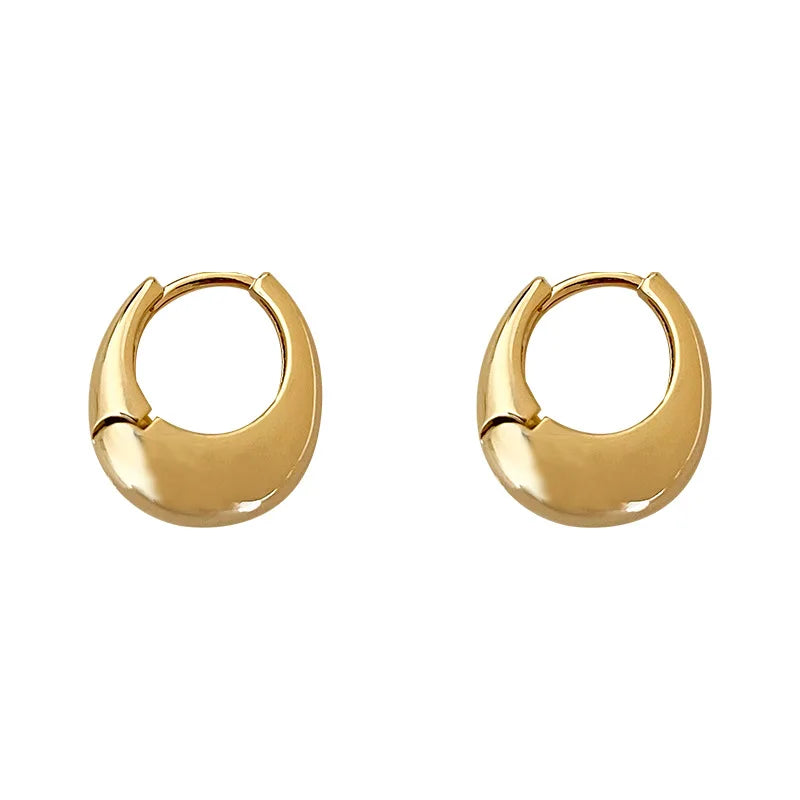 925 Silver Vintage Round Earrings For Women Party Accessories