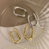 925 Silver Vintage Triangle Earrings Women Jewelry Party Gift