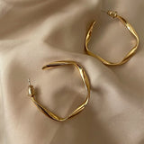 925 Silver Vintage Twist Earrings Women Jewelry Party Gift