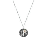 925 Silver Vintage Pearl Necklace Antique Pendant Jewelry