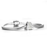 925 Silver Vintage Mayan Pyramid Building Charms