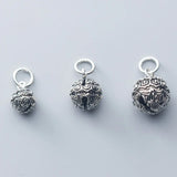 925 Sterling Silver Vintage Ringing Bell Charms DIY Jewelry Findings