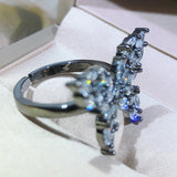 925 Sterling Silver Butterfly Ring Adjustment Antique Ring