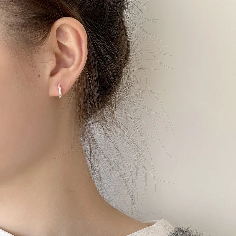 925 Silver Vintage Shinning Earrings For Women Allergy-Free