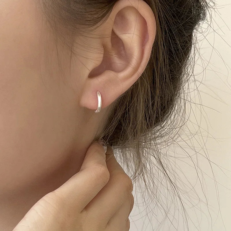925 Silver Vintage Shinning Earrings For Women Allergy-Free