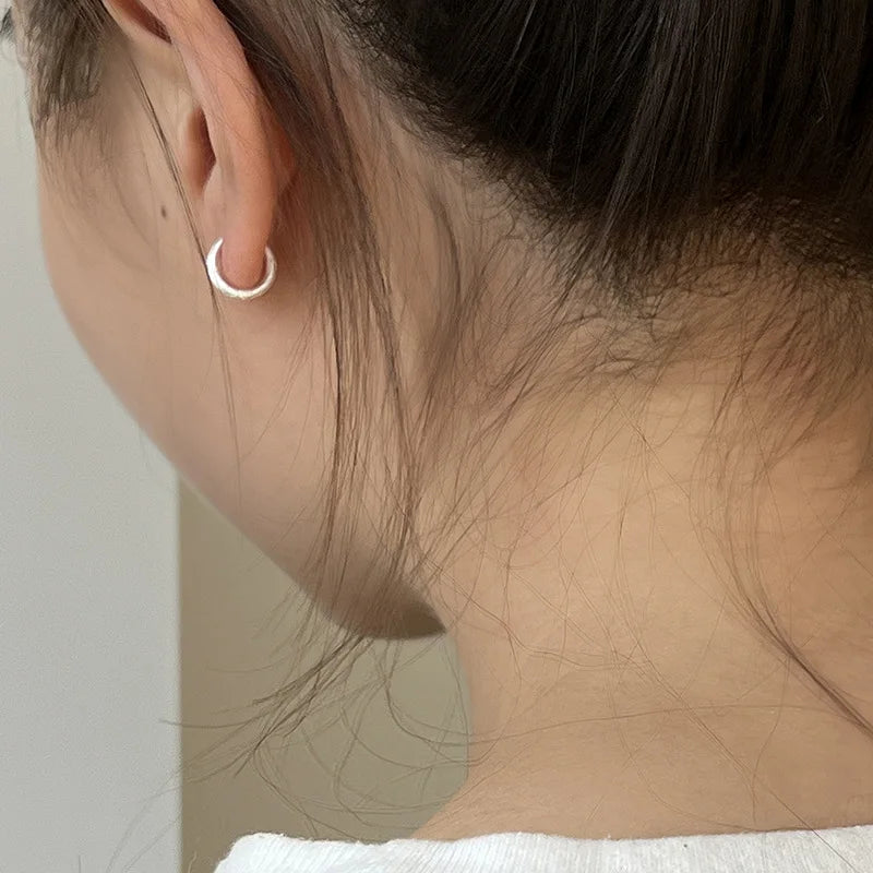 925 Silver Vintage Shinning Earrings For Women Allergy-Free