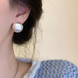 925 Silver Vintage Ball Earrings Women Jewelry Allergy-Free Party Gift