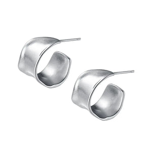 925 Silver Vintage Moon Earrings Allergy-Free Party Accessory Gift