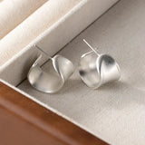 925 Silver Vintage Moon Earrings Allergy-Free Party Accessory Gift