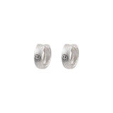 925 Silver Vintage Smile Face Earrings For Women
