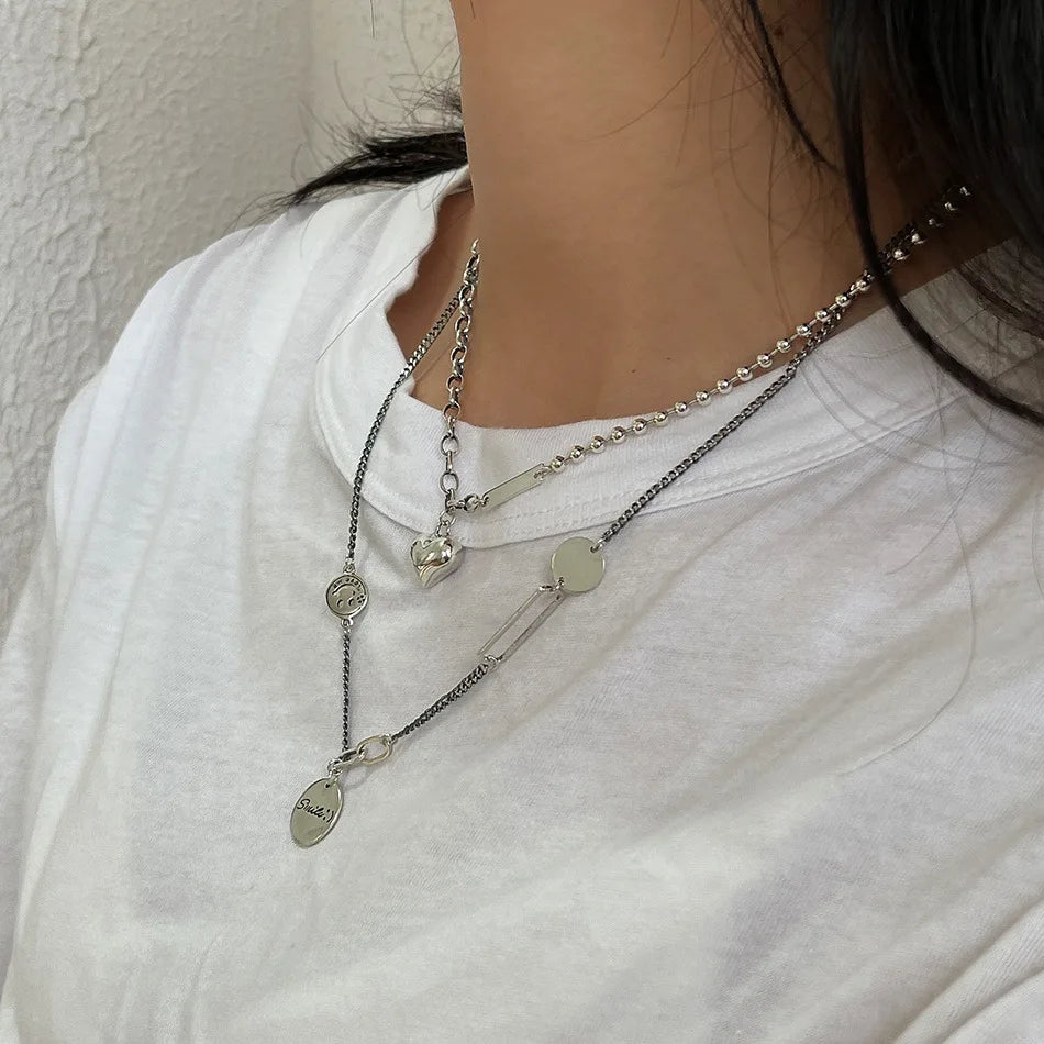 925 Silver Smiley Pendant Necklace Happy Expression Delicate Jewelry Gift
