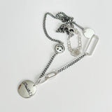 925 Silver Smiley Pendant Necklace Happy Expression Delicate Jewelry Gift