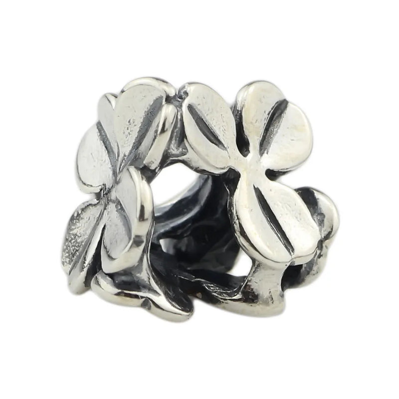 925 Silver Vintage Style Clover Beads For Making